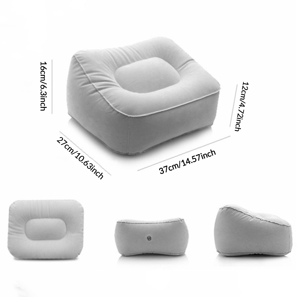1pc Inflatable Foot Rest Pillo - Office Footrest Cushion ulasan dan harga