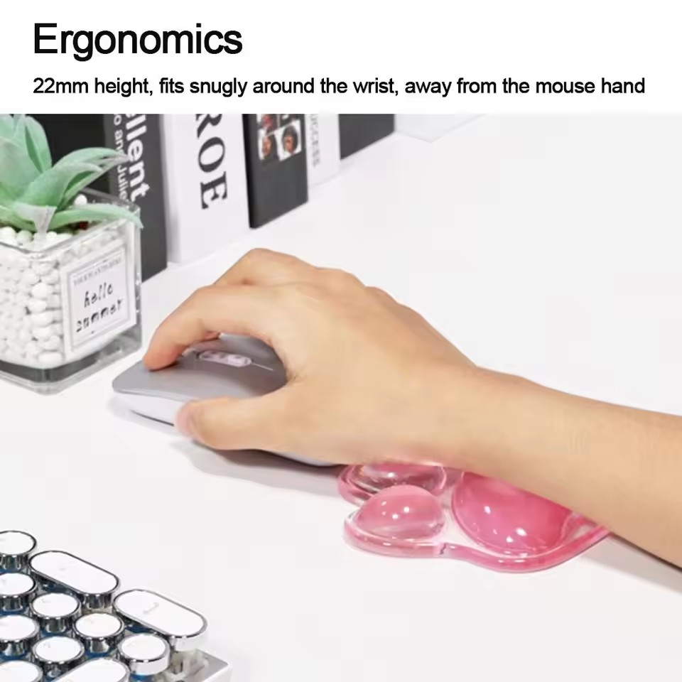 Cute Gaming Mouse Pad Wrist Re - Office Footrest Cushion ulasan dan harga