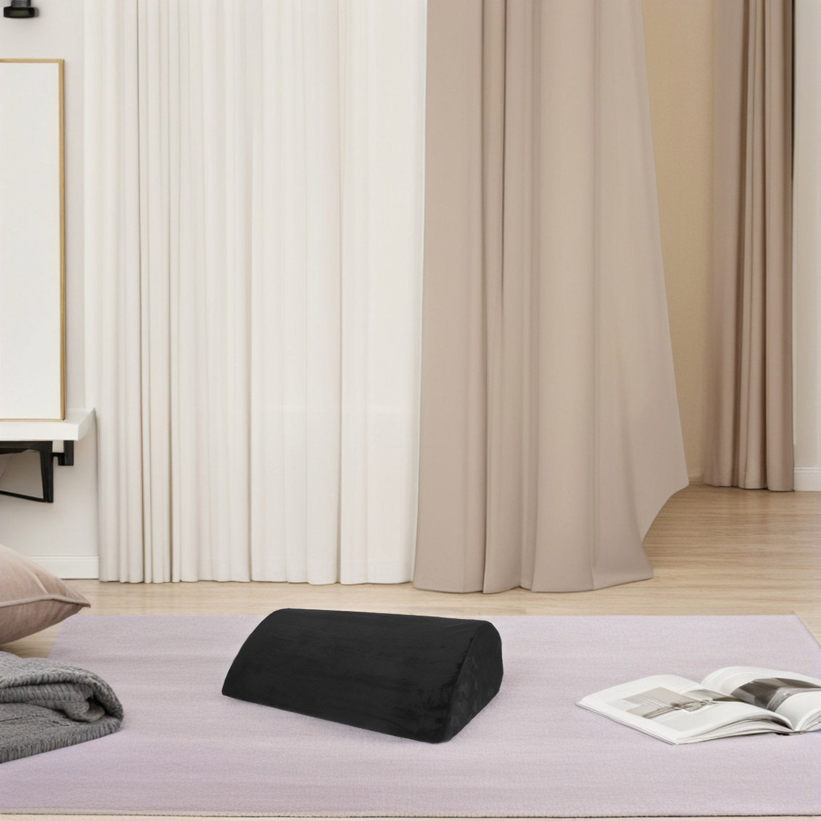 Portable Memory Foam Foot Rest - Office Footrest Cushion ulasan dan harga