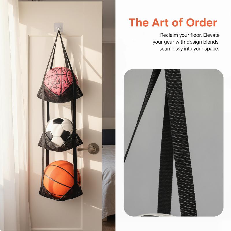 Wall Mounted Basketball Storag - Wall Organizer Pocket ulasan dan harga