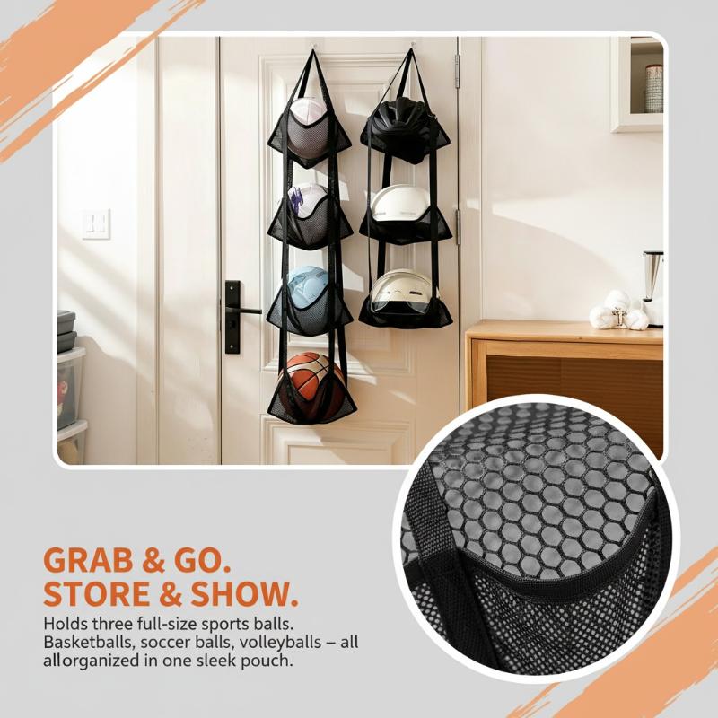 Wall Mounted Basketball Storag - Wall Organizer Pocket ulasan dan harga
