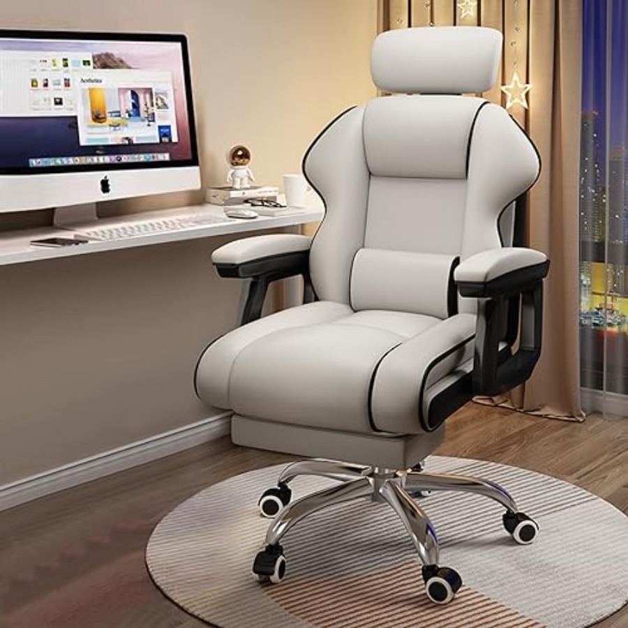 Home office desk chair: PU lea - Office Footrest Cushion ulasan dan harga