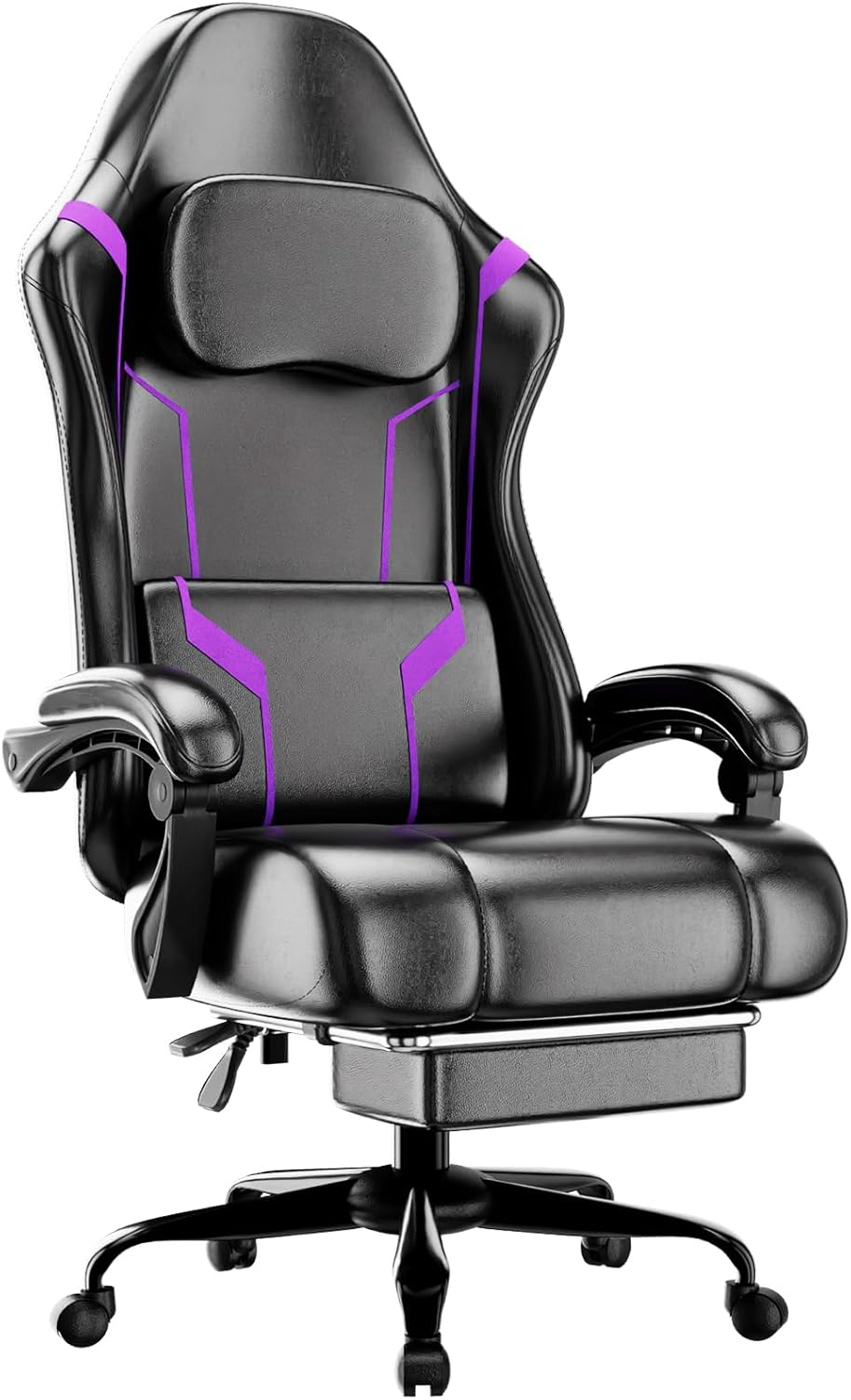 Ergonomic Gaming Chair with Po - Office Footrest Cushion ulasan dan harga