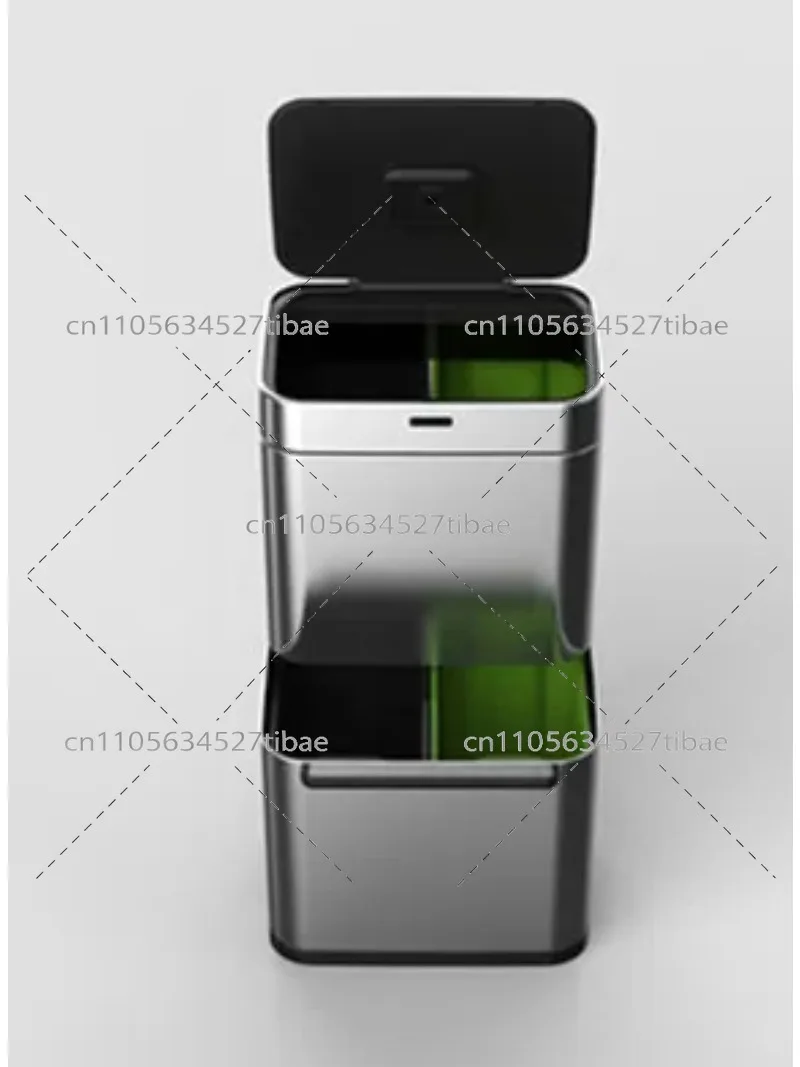 80L Kitchen Smart Trash Bin 20 - Office Furniture Recycling ulasan dan harga