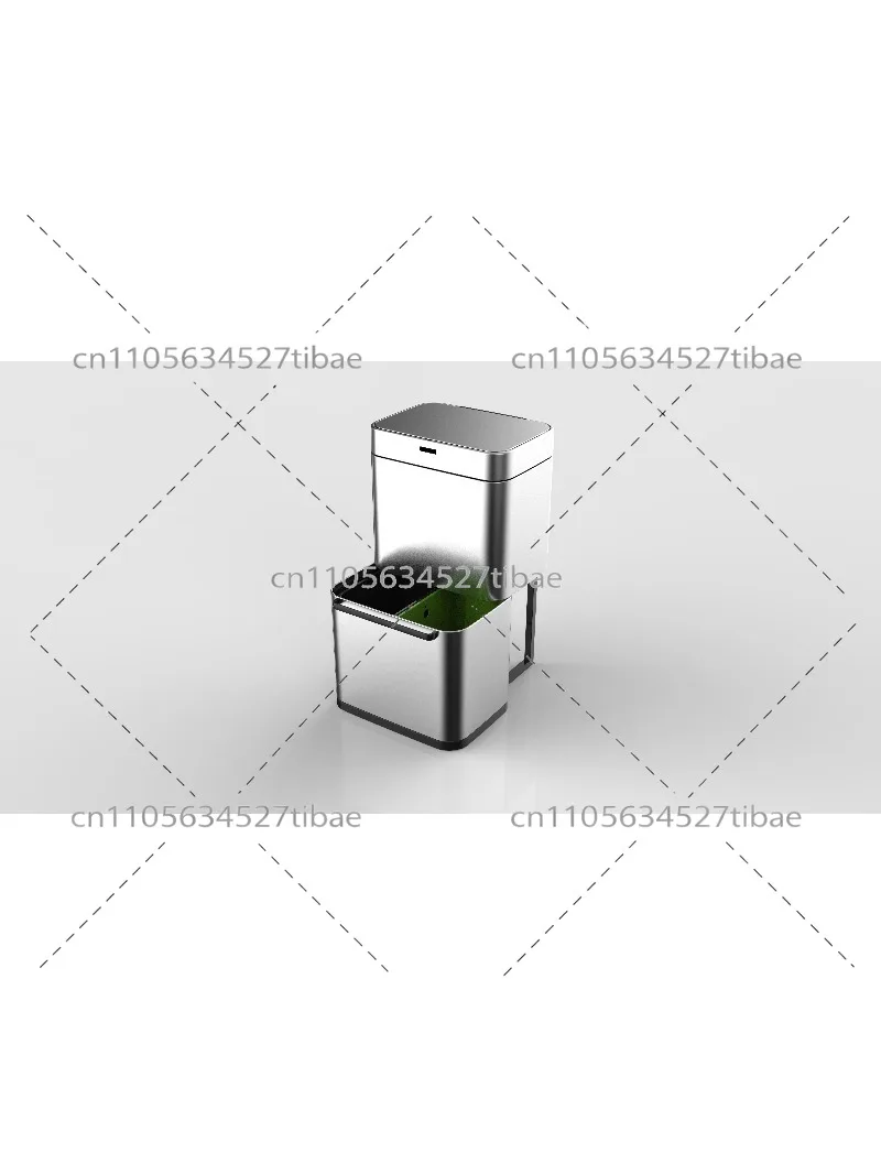 80L Kitchen Smart Trash Bin 20 - Office Furniture Recycling ulasan dan harga