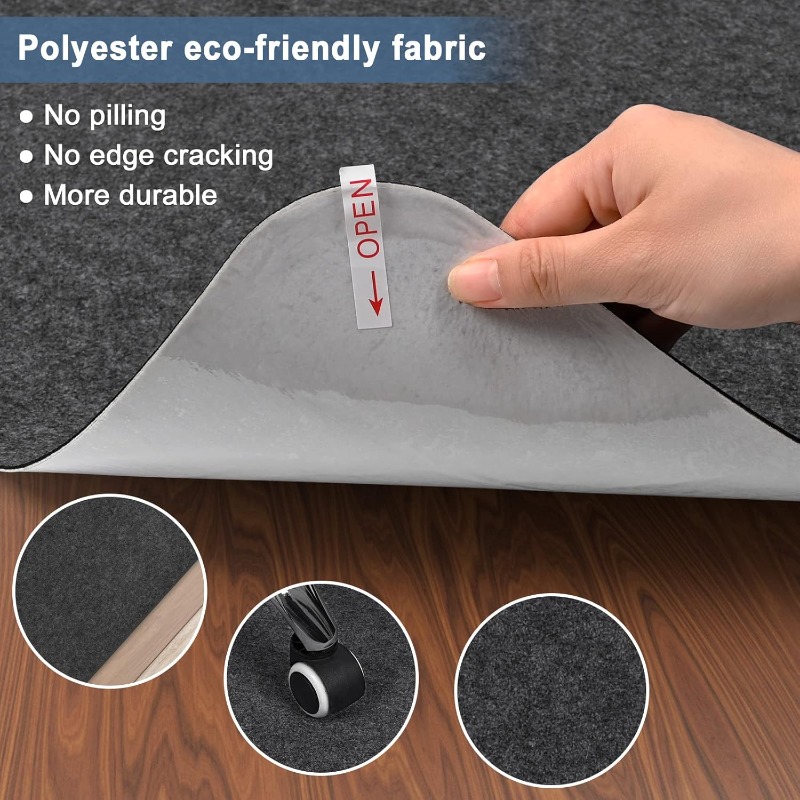 Large Anti-Slip Office Chair M - Chair Mat Hard Floor ulasan dan harga