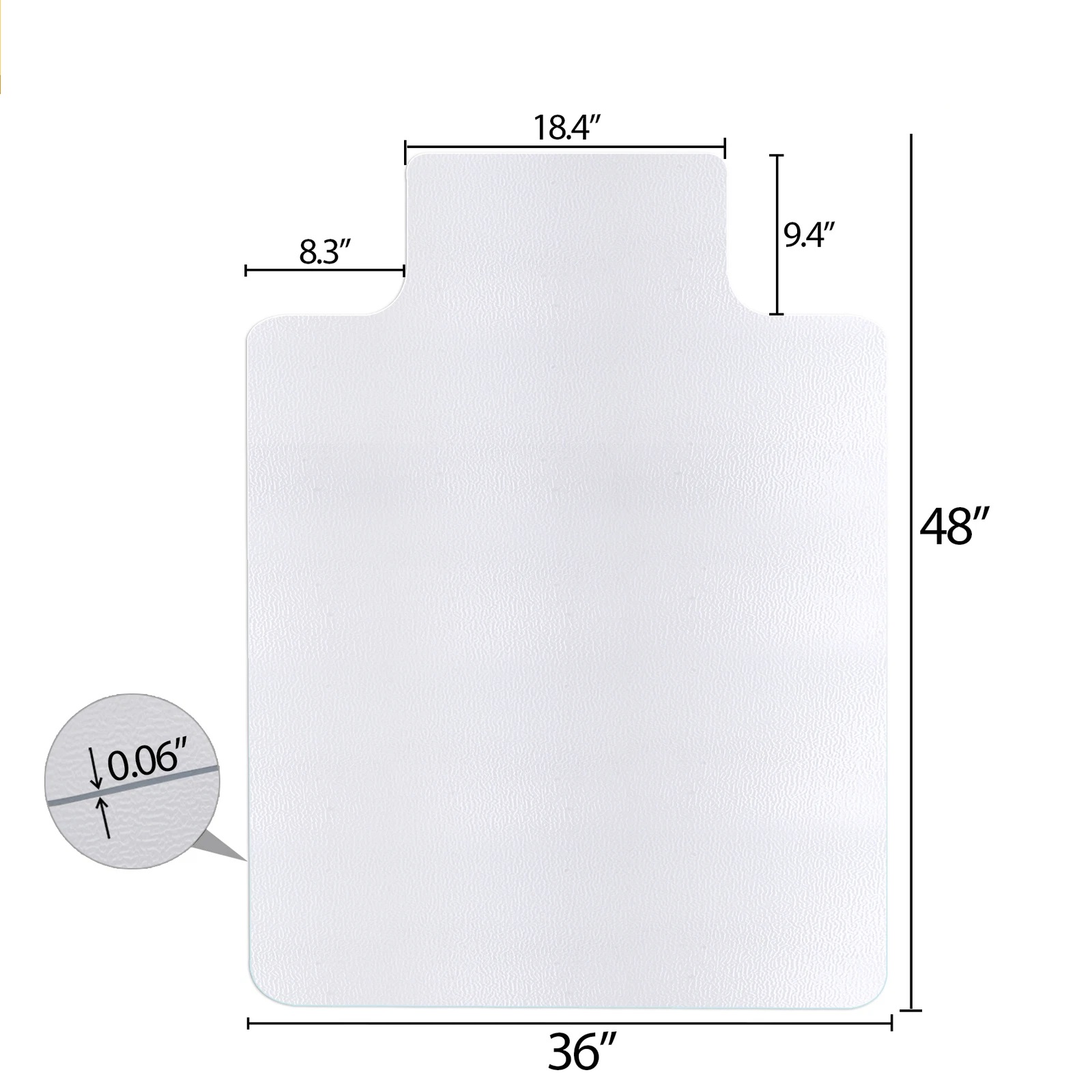Chair Mat for Hard Floors 48'' - Chair Mat Hard Floor ulasan dan harga