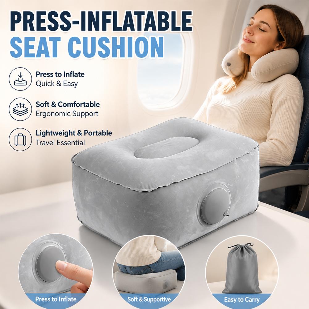 Press-to-Inflate Air Cushion P - Office Footrest Cushion ulasan dan harga