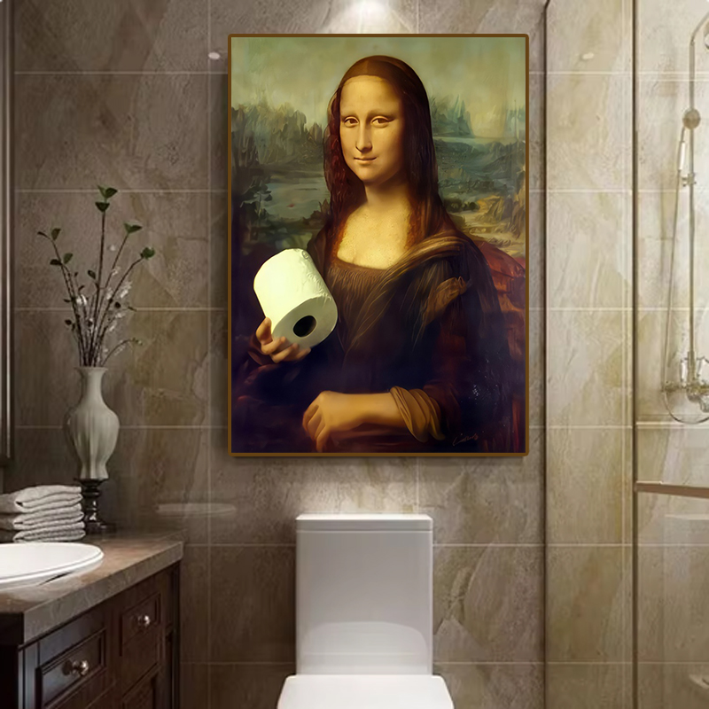 1pc Funny Abstract Bathroom To - Office Furniture Layout ulasan dan harga