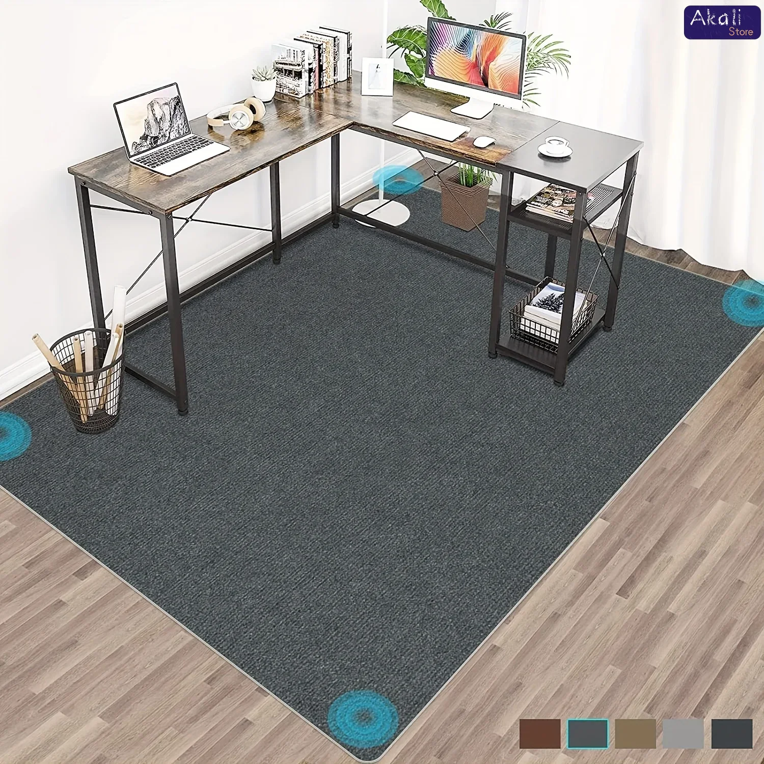 Large Size Office Chair Mat An - Chair Mat Hard Floor ulasan dan harga