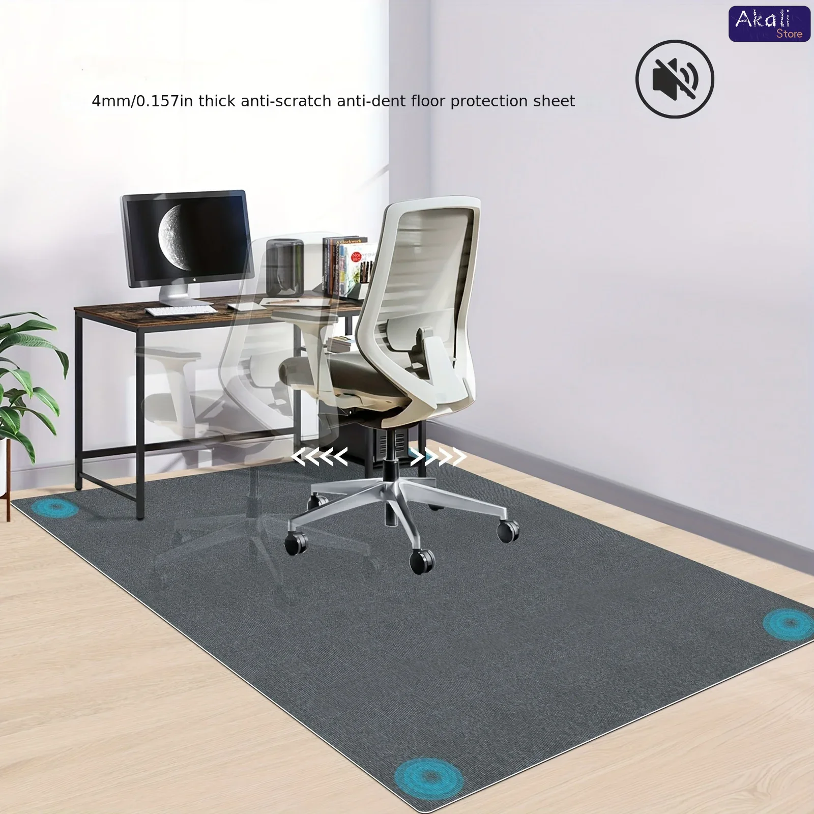 Large Size Office Chair Mat An - Chair Mat Hard Floor ulasan dan harga