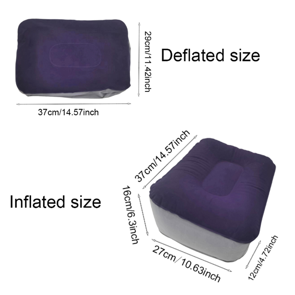 Inflatable Footrest Pillow PVC - Office Footrest Cushion ulasan dan harga