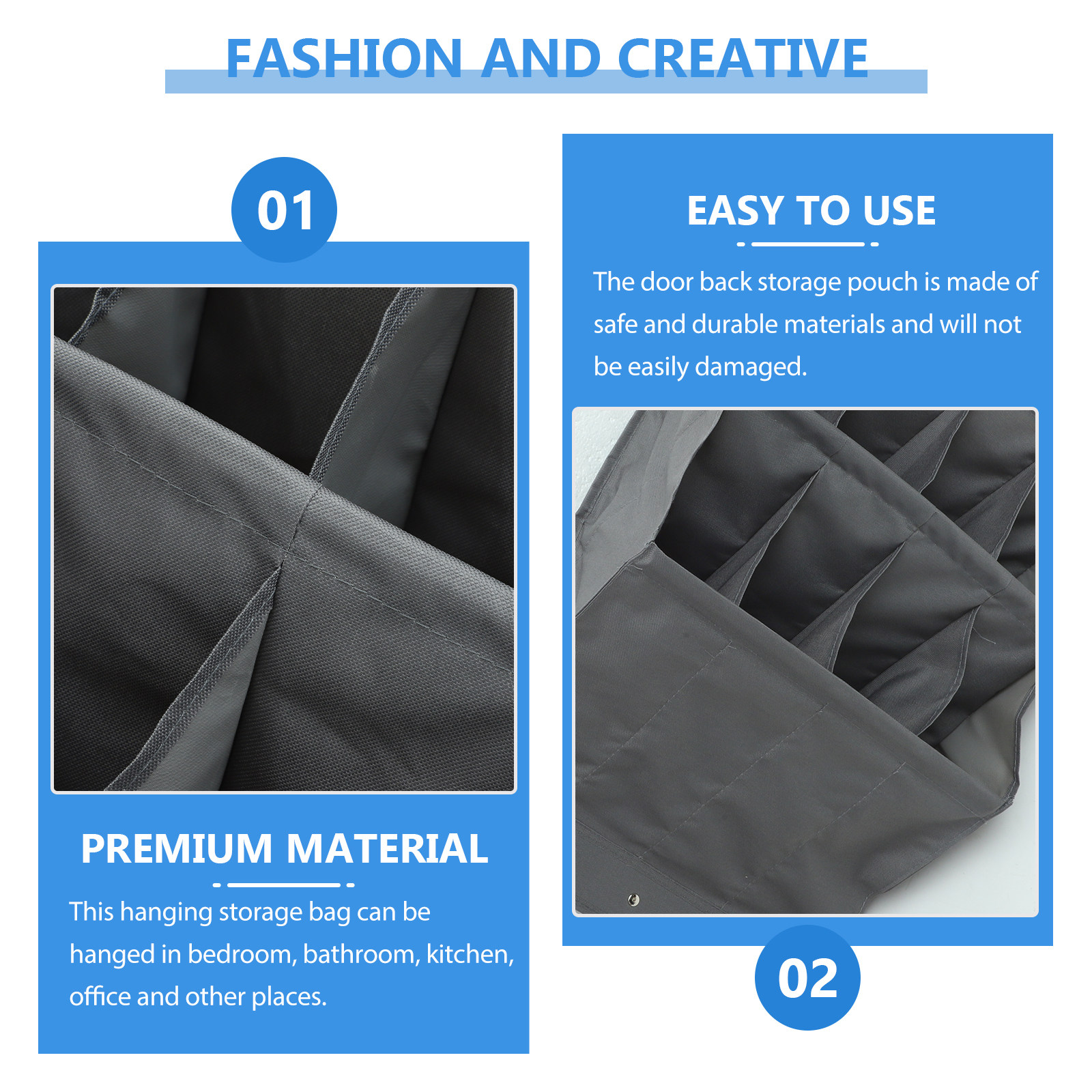 1Set Wall Hanging Storage Bag  - Wall Organizer Pocket ulasan dan harga