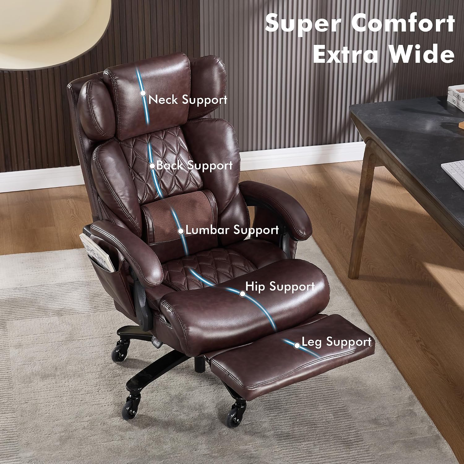 Big & Tall Ergonomic Office Ch - Office Footrest Cushion ulasan dan harga